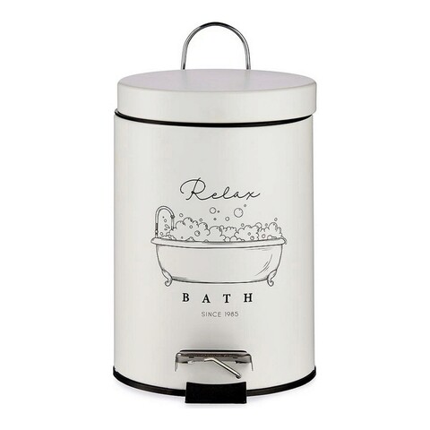 Cos de gunoi cu pedala Relax, Berilo, 3 L, plastic