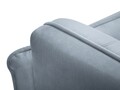 Fotoliu, Canna, Mazzini Sofas, 90x100x88 cm, catifea, albastru deschis