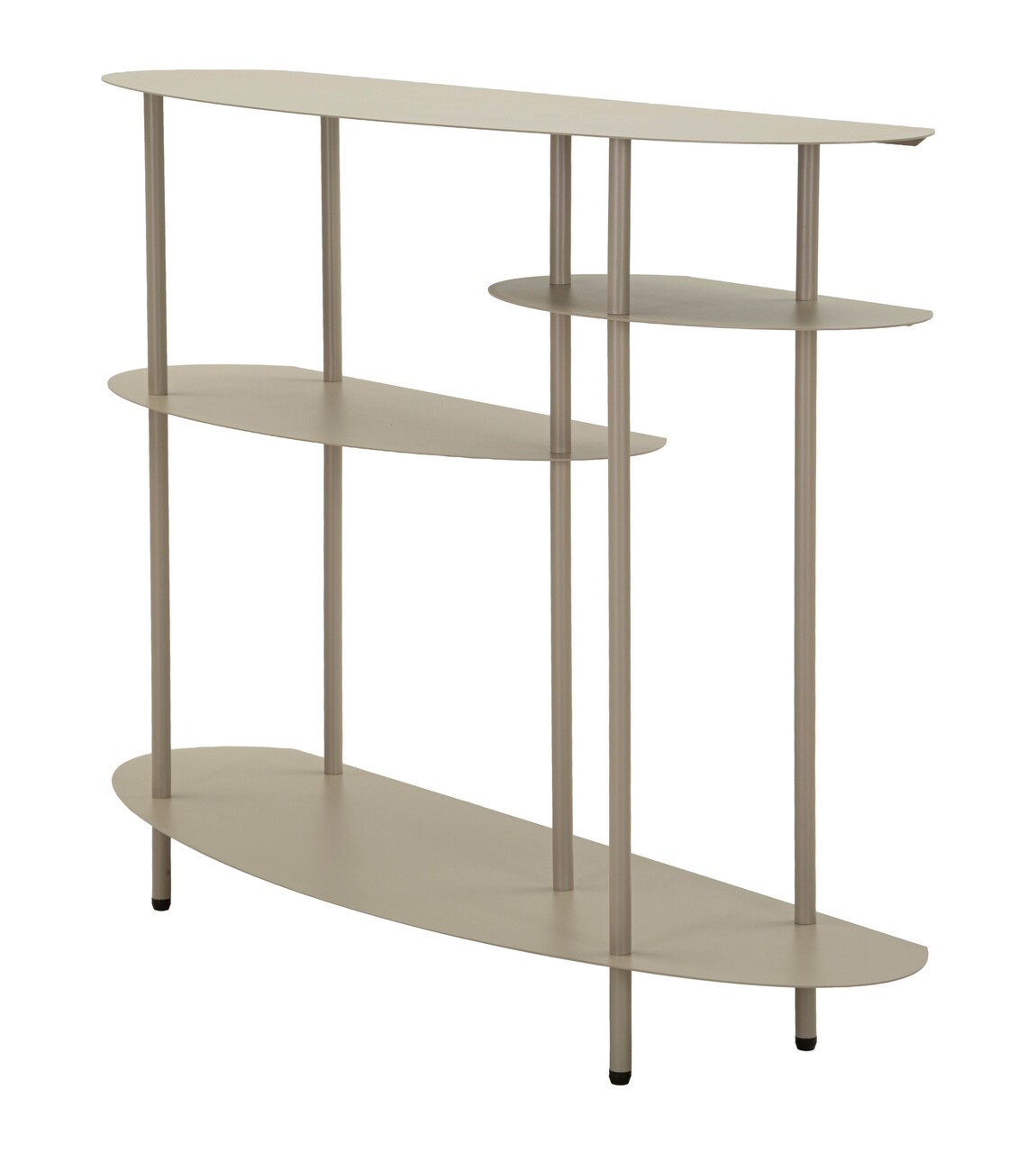 Consola, Mauro Ferretti, Saturn Plus, 118x34x82 cm, metal, gri dove - imagine 6