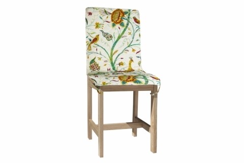 Husa spatar scaun 47×100 cm, Pauni, 100% bumbac, multicolor Heinner Home imagine 2022 by aka-home.ro