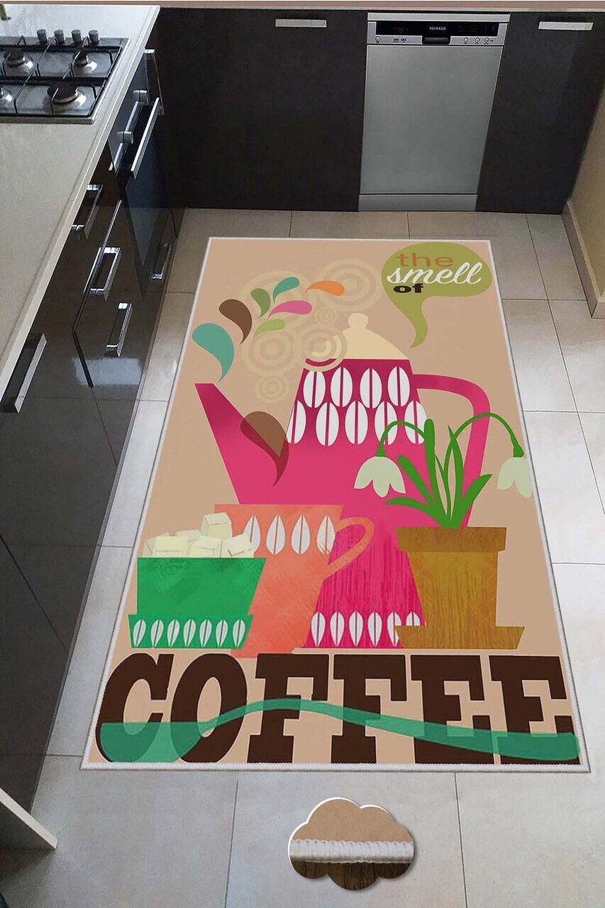 Covor Hmnt569 80x150 cm Poliester Multicolor