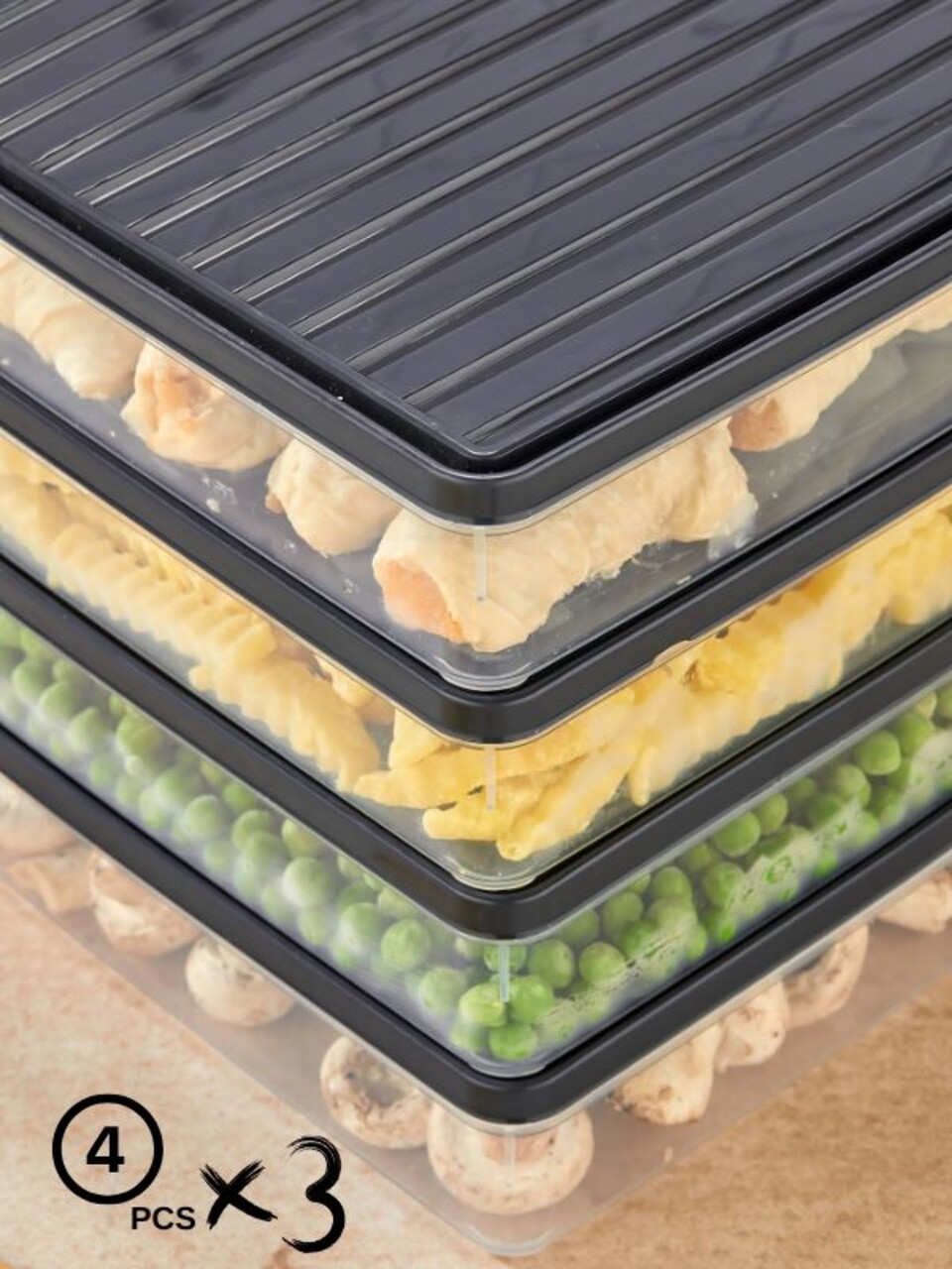 Set recipiente depozitare, Hermia, 452PTR1154, Antracit - view 4