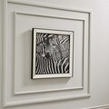 Tablou decorativ T721, Neostill, Zebra, sticla temperata, 70x70 cm