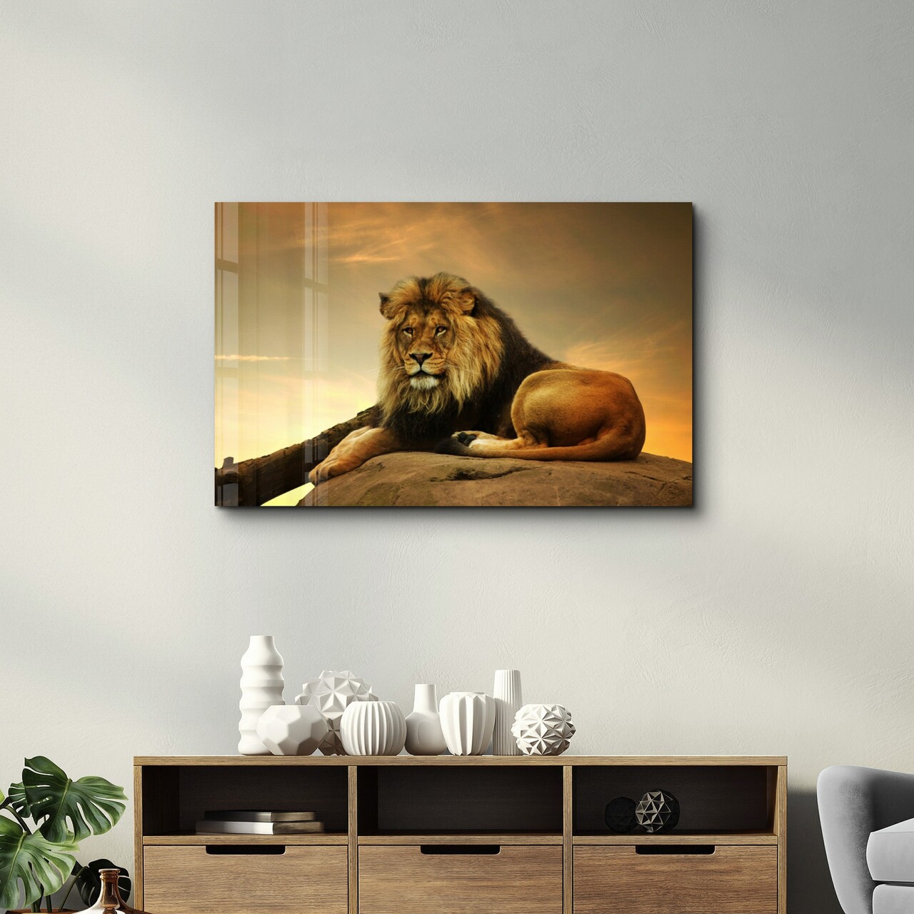 Tablou decorativ, OGLS-4027, Dimensiuni: 46 x 72 cm, Multicolor - view 2
