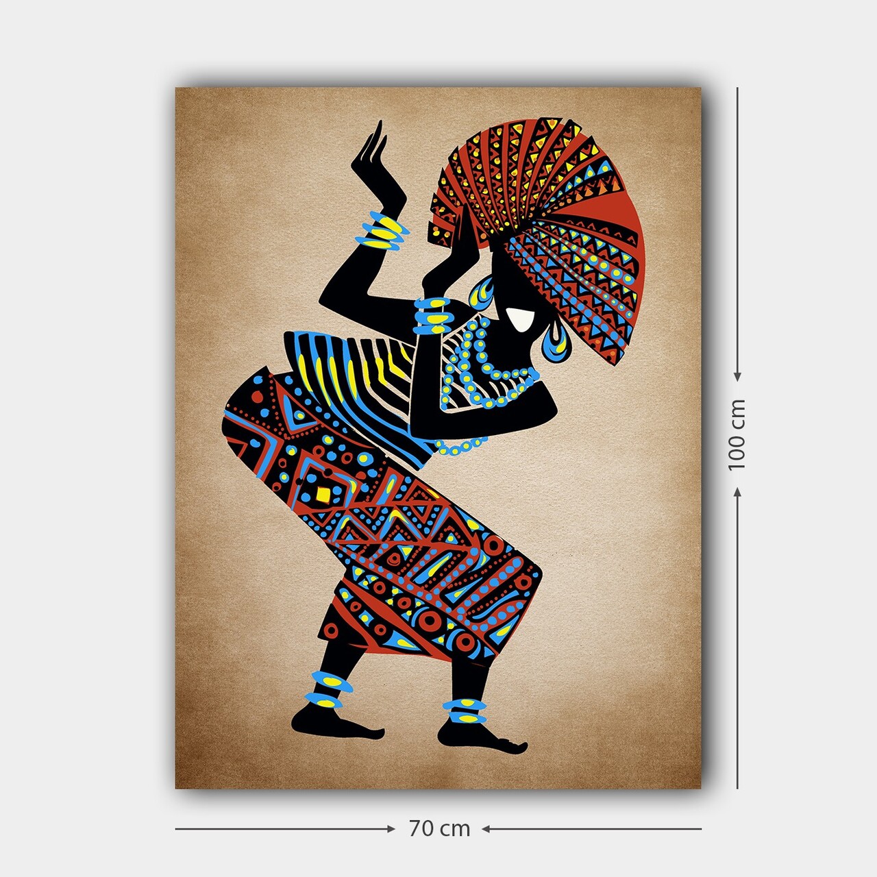 Tablou decorativ, 12658749254_70100, Cadru: 100% LEMN (grosime: 3 cm), Multicolor - view 3
