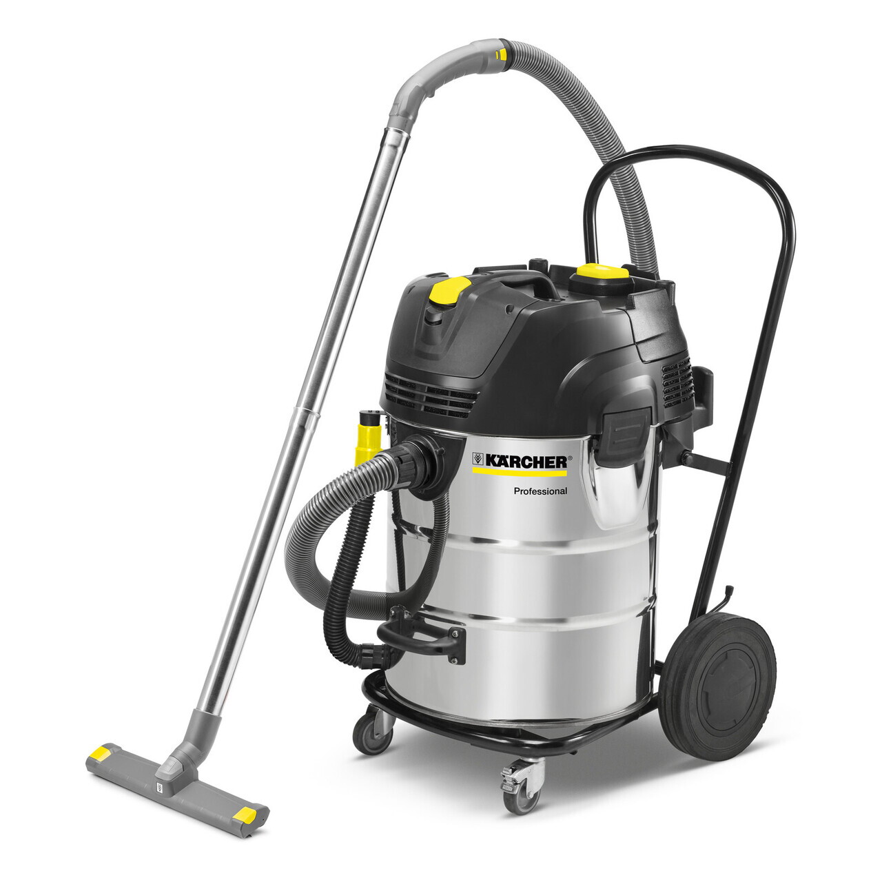 Aspirator umed-uscat profesional NT 75/2 Ap Me Tc, Karcher, negru