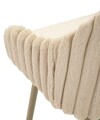Set 2 scaune de bar Alaska -A, Mauro Ferretti, 52x46x111 cm, fier/poliester, crem