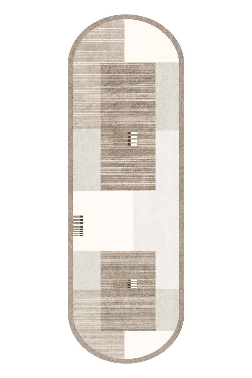 Covor, CLR-7376-HALI-21, 100x200 cm, Poliester, Bej — imaginea 2