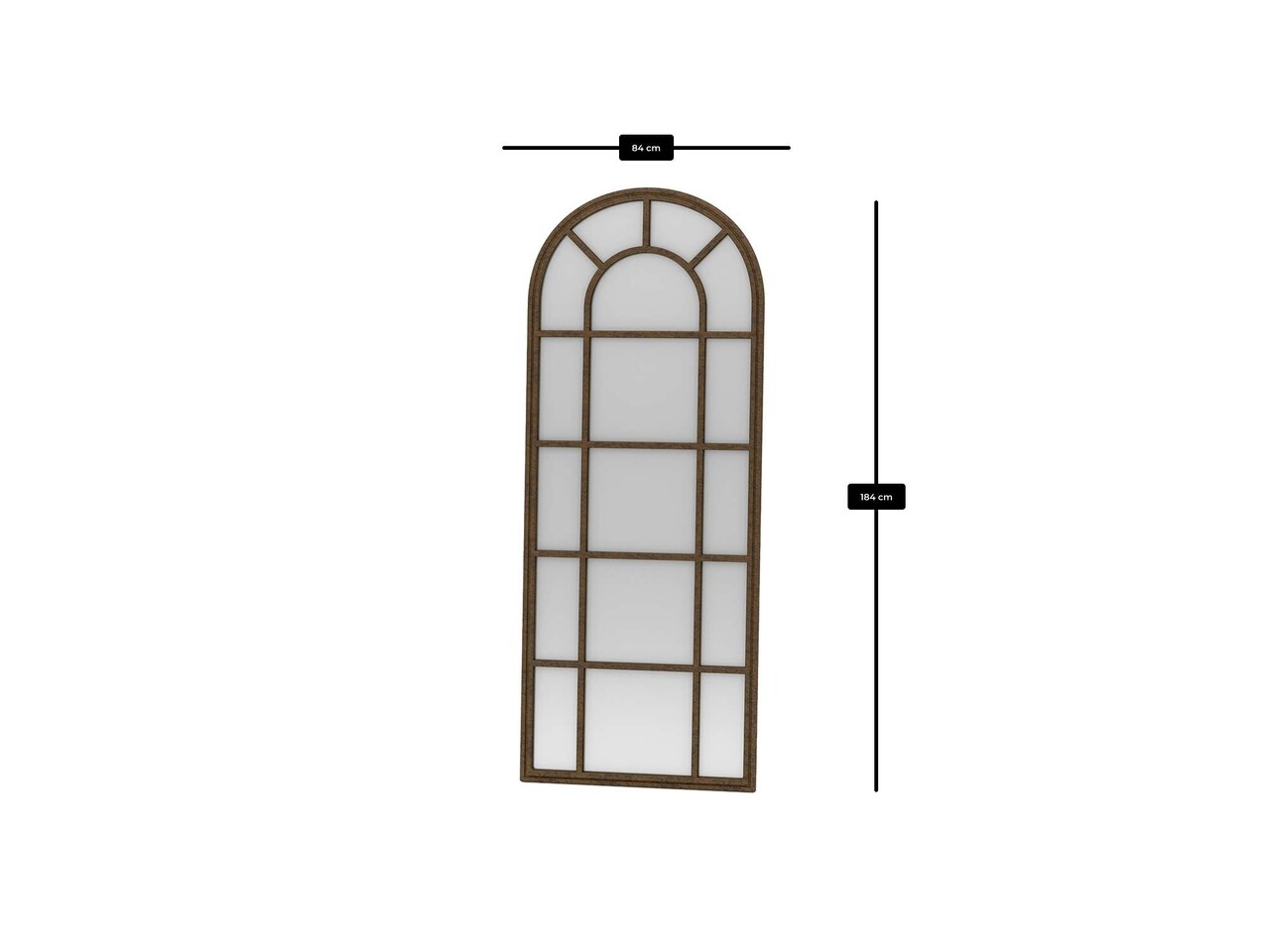 Oglinda Cheval, Hanah Home, Penc, 80x180 cm, MDF , Maro