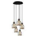 Lustra, Opviq, 892OPV1692, Metal, Negru