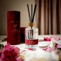 Difuzor de parfum Eternal, Homla, 200 ml, sticla, transparent/rosu