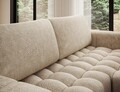 Coltar extensibil dreapta 4 locuri ELTAP, Bon-24, Bonett, 250x175x92 cm, lemn/poliester, bej inchis