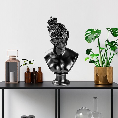 Decoratiune, Yak-037-C, Poliester, Negru