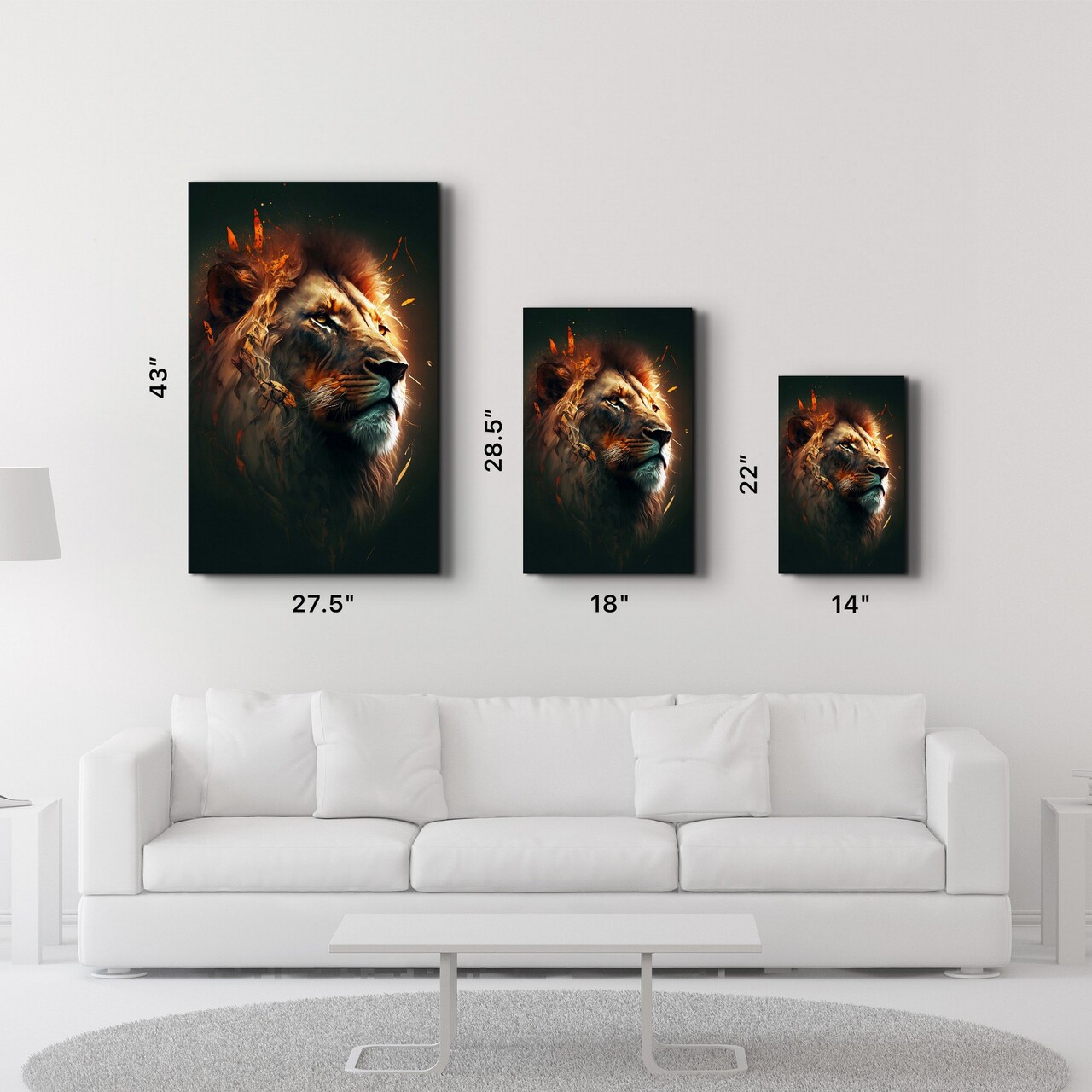 Tablou decorativ, SPR-1291, Dimensiuni: 46 x 72 cm, Multicolor - view 6