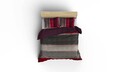 Lenjerie de pat dubla king size, Victoria, Lotus v2 121VCT62413, 3 piese, amestec bumbac, multicolor