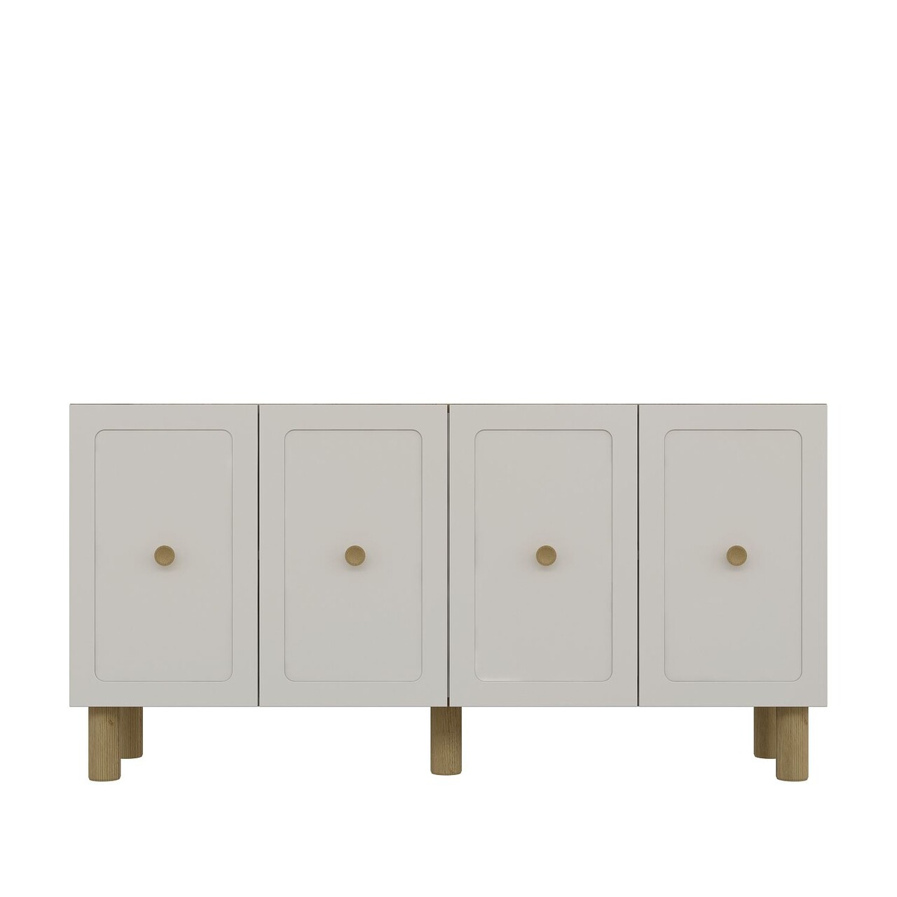 Consola, Hanah Home, Salda, 150x75x32 cm, PAL , Maro, Alb - view 3