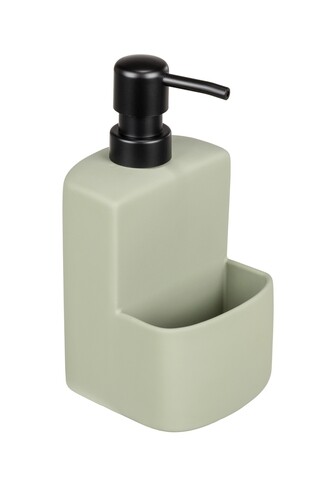 Dozator detergent lichid, wenko, festival, 380 ml, 10 x 18 x 10 cm, polirasina/plastic, verde