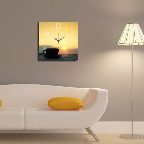 Ceas de perete, msk-17, mdf, dimensiune: 40 x 40 cm, multicolor