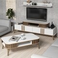 Mobilier living, Hommy Craft, Eylul, pal melaminat, alb