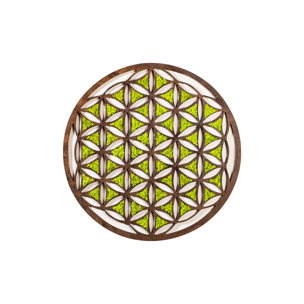 Decoratiune de perete, Geometric, Dimensiuni: 44 x 1,6 x 44 cm, Multicolor - view 4