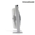 Ventilator de podea Box InnovaGoods, Ø 30 cm, 50W, alb/gri