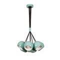 Lustra, Alby, 527ABY1733, Metal, Turcoaz/Alb