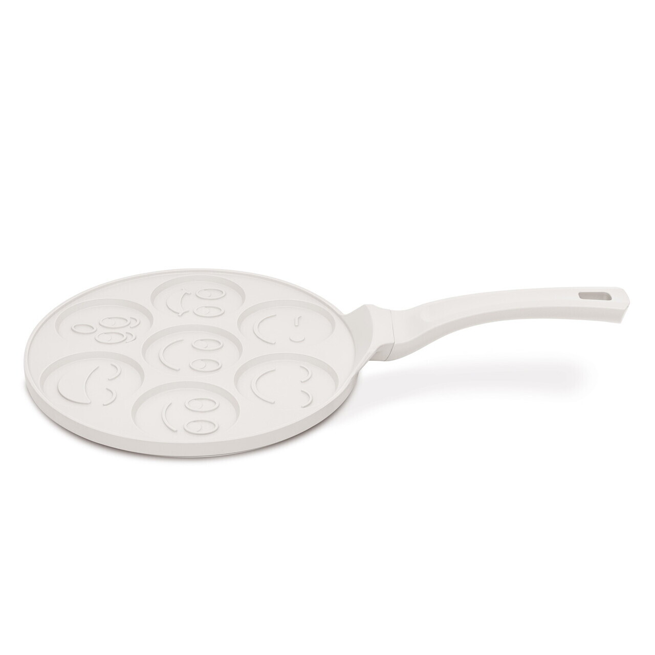 Tigaie pentru clatite, 7 forme emoji Berlinger Haus, Sahara, 26 cm, aluminiu turnat, crem mat - imagine 3