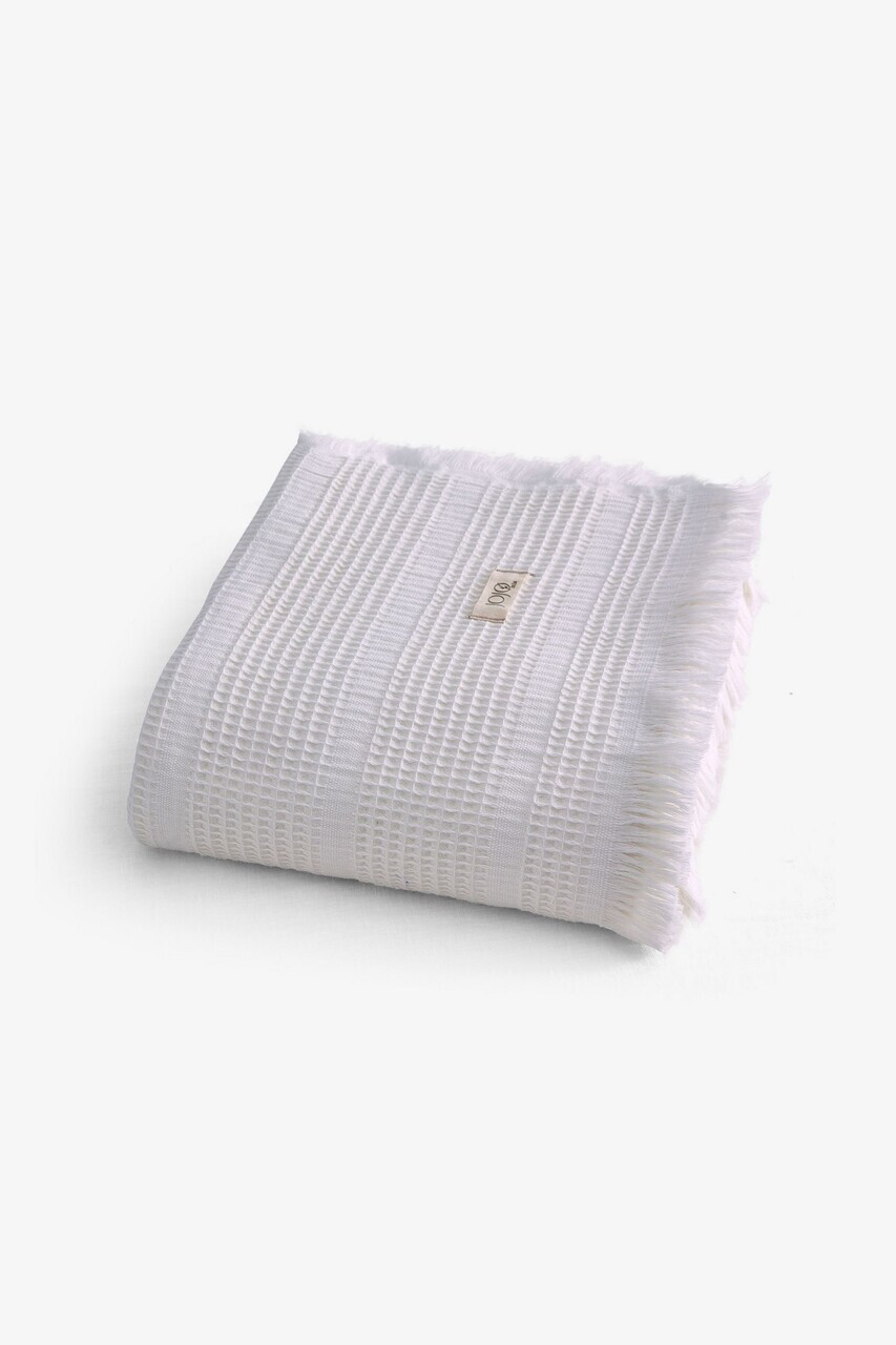 Patura, L'essentiel Maison, Mira, AMESTEC DE BUMBAC ȘI TENCEL, Crem — imaginea 3