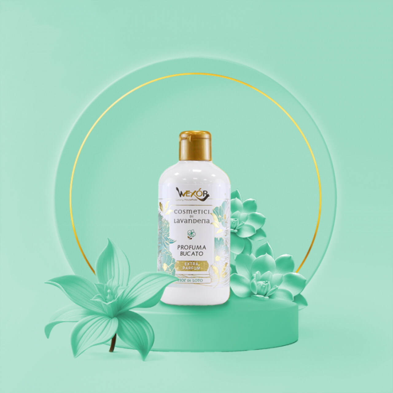 Esenta parfumata pentru rufe, extra parfum Fior di loto 250 ml, Wexor