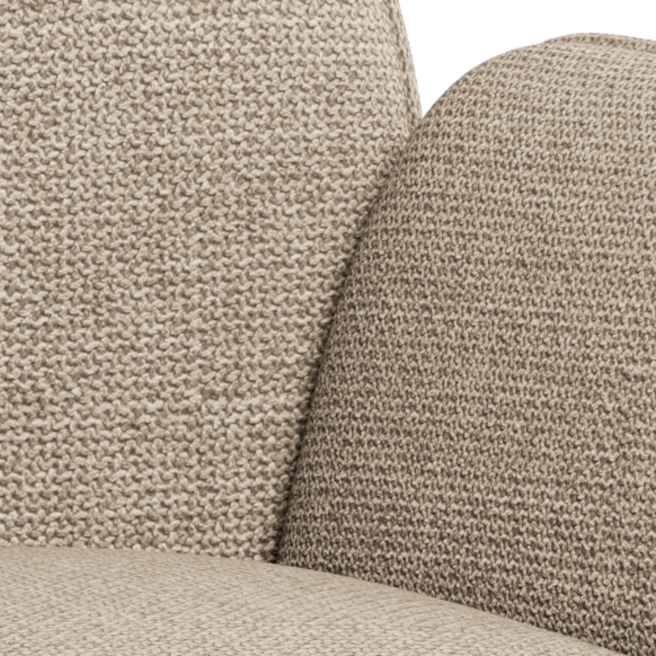 Scaun Glenda, Actona, 61x63x88.5 cm, rotativ, tesatura structurata/otel, bej - view 10