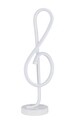 Lampa de masa, Curlux, 509CRL1110, Aluminiu, Alb
