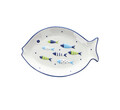 Platou Relief Aquatic, Tognana Porcellane, 26.5 cm, ceramica, multicolor