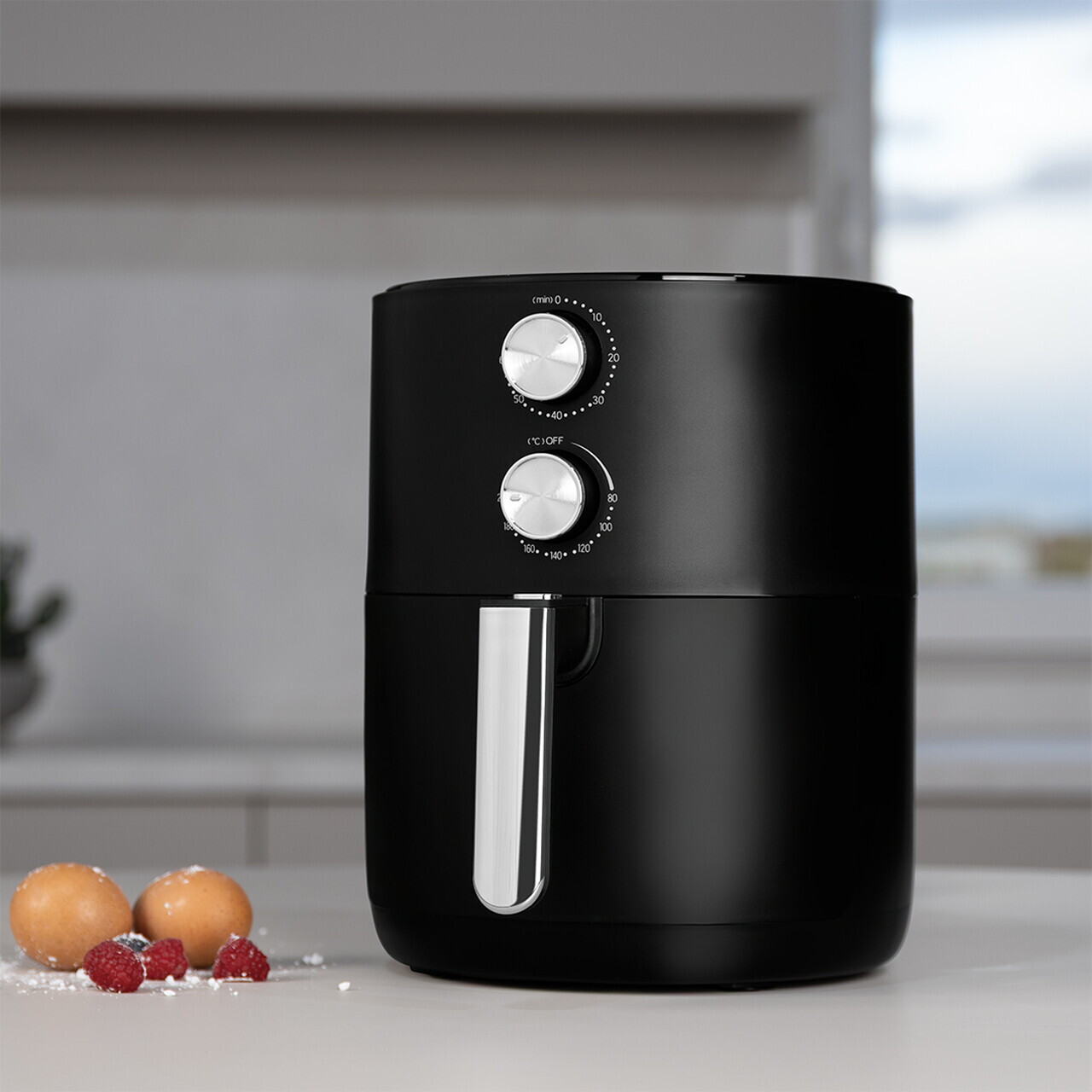 Friteuza cu aer cald Blaumann, Black Silver, 3.5 L, 1500W, negru - view 5