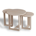 Set masute 3 piese, Comforty, Mira, Stejar