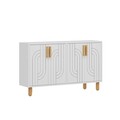 Consola, Odessa, Rodney, 120x73.6x29.6 cm, Alb