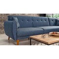 Coltar, Unique Design, 867UNQ1412, Lemn de carpen, Albastru inchis