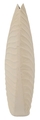 Vaza decorativa Dune High, Mauro Ferretti, 26x11x41 cm, fier, crem