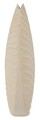 Vaza decorativa Dune High, Mauro Ferretti, 26x11x41 cm, fier, crem