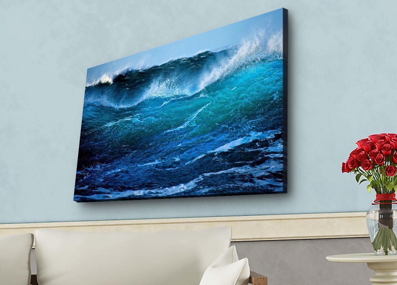 Tablou decorativ cu lumina LED, 4570HDACT-016, Dimensiune: 45 x 70 cm, Multicolor - view 2