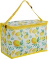 Geanta termoizolanta Summer fruits, 10L, 32x16x22.5 cm, poliester, galben