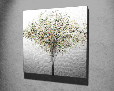 Tablou decorativ, kc331, canvas, lemn, multicolor