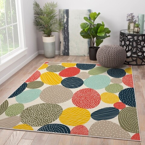 Covor Stone, Oyo Concept, 140×220 cm, poliester, multicolor Covoare
