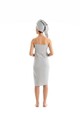 Set prosoape de baie, DC Home, Muslin, Bumbac, Gri