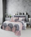 Cuvertura pique Single, Leron - Grey, Cotton Box, 50% bumbac / 50% poliester