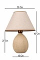 Lampa de masa, L'essentiel Maison, 687HMY2556, Crem