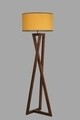 Lampadar, Luin, 8278-2, E27, 60 W, lemn/textil