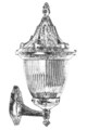 Lampa de exterior, Avonni, 685AVN1242, Plastic ABS, Maro