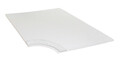 Topper Green Future, Silver Latex, 140 x 200 cm, H 4 cm, husa detasabila
