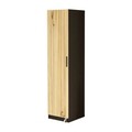 Dulap de bucatarie Classer, Pakoworld, 42x44x176 cm, PAL melaminat, negru/maro