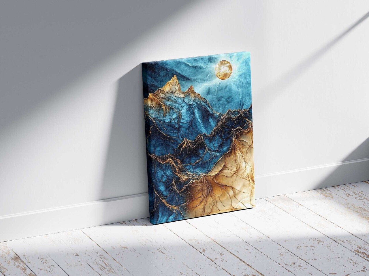 Tablou decorativ, YNS-1023-80 x 120, Lemn, Multicolor - view 3
